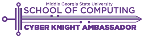 Cyber-Knight Ambassador program logo.